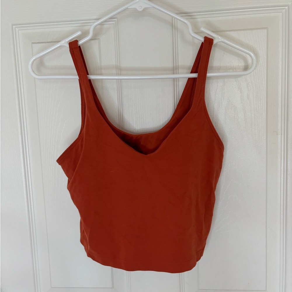 Women's Lululemon Orange Align Tank Top
